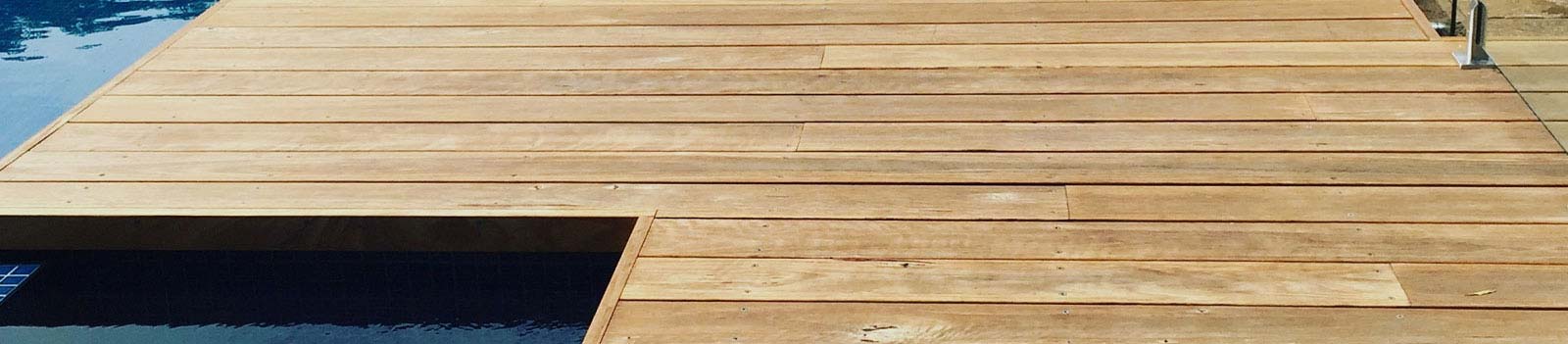 black butt timber decking