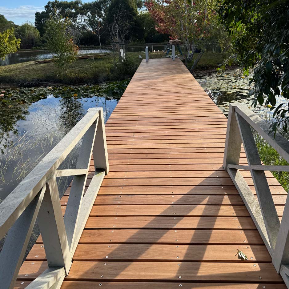 hardwood decking timber