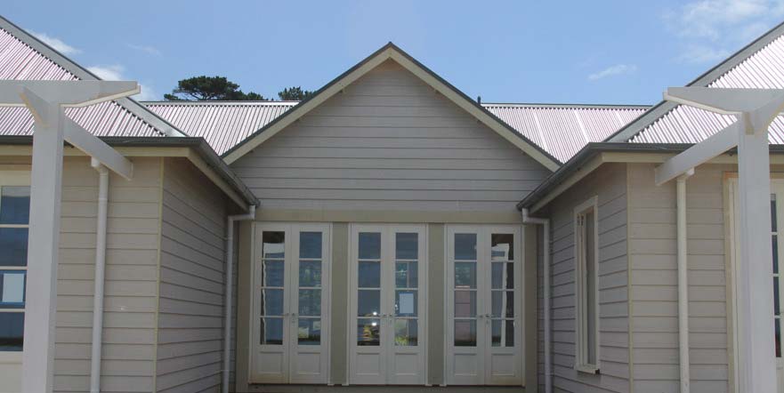 Timber with Glass Doors