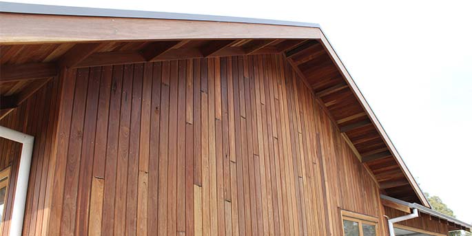 Australian hardwood cladding