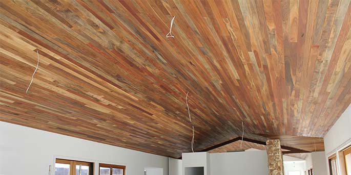 Spotted gum cladding