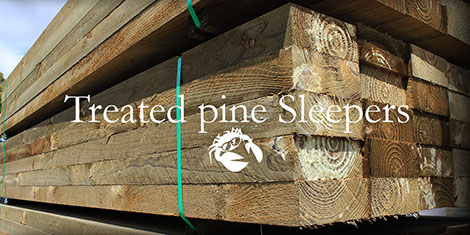 treated pine sleepers