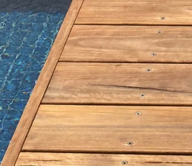 black butt decking